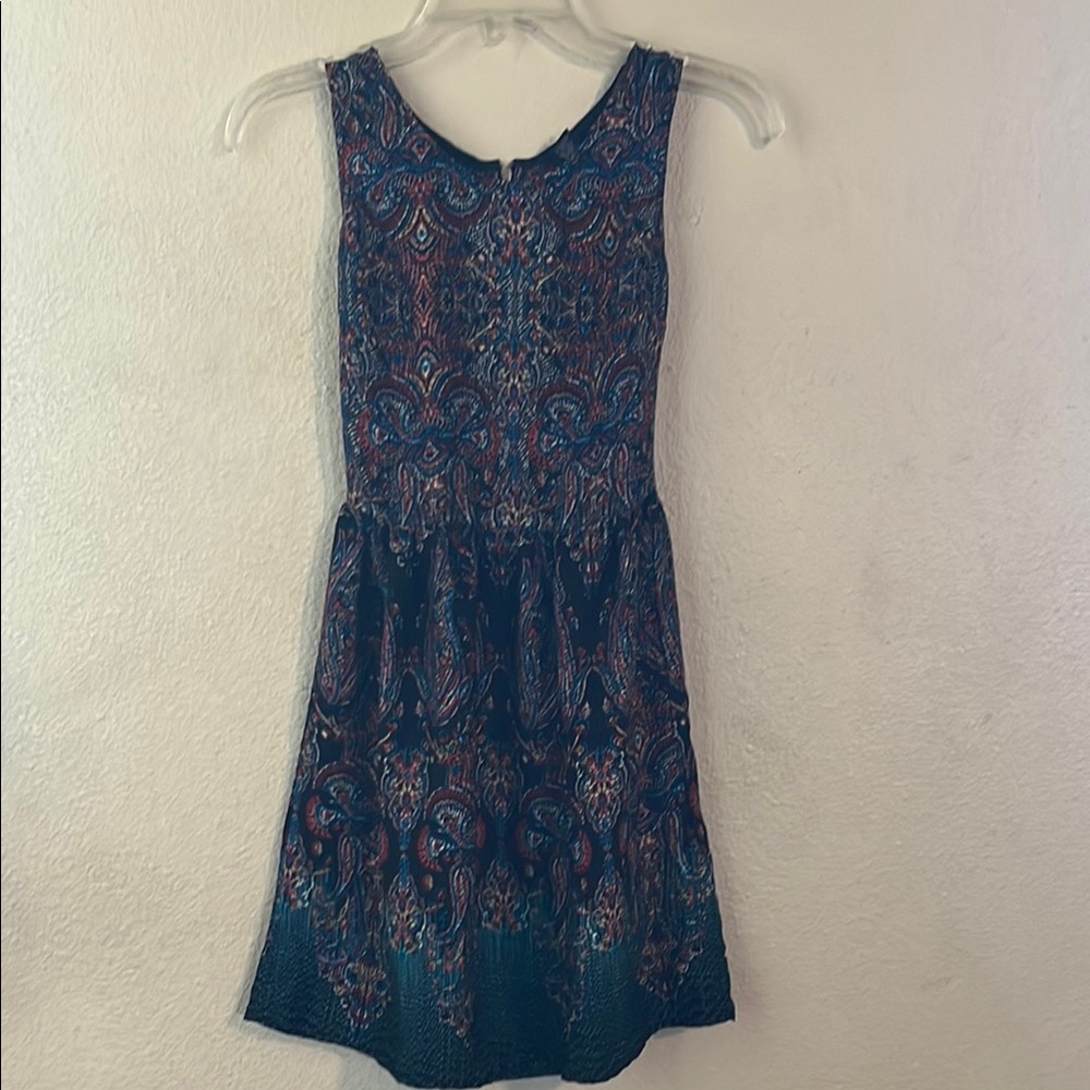 Rue21 Blue Pink Scoop Neck Women’s Dress XS